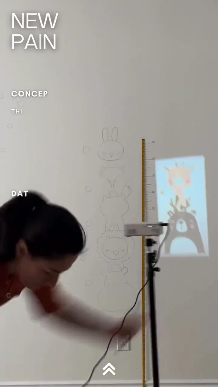 Early concept stage of a commissioned mural